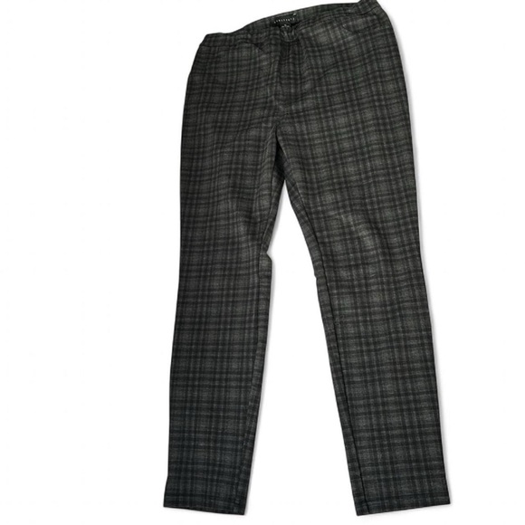 Women’s Sanctuary Dark Academia Goth Alt Plaid Pull On Ponte Pants - XL - Picture 7 of 10
